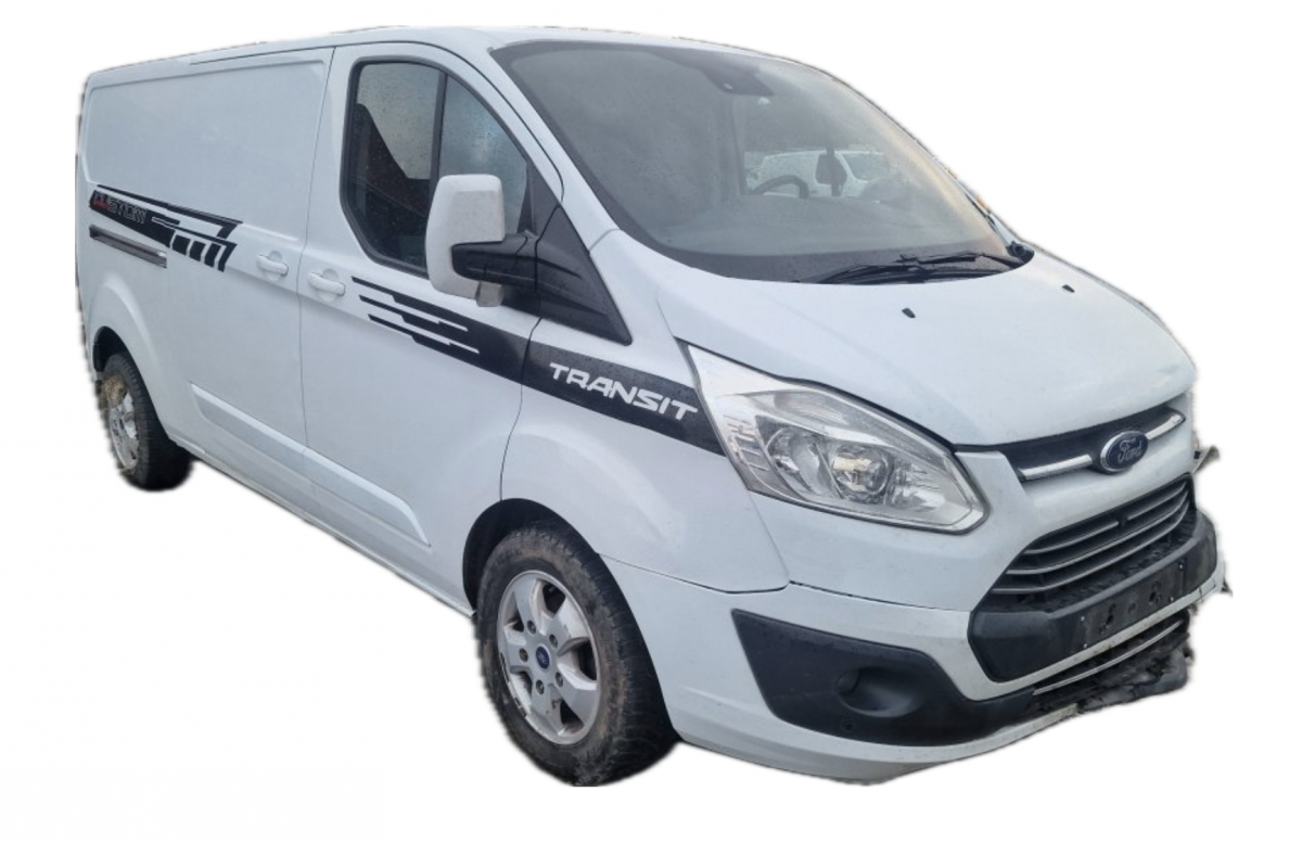 Ford Transit Custom Gel Domed Badge Overlays Front Back S/ Wheel 55mm Centres